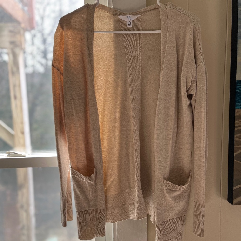 Cream cardigan